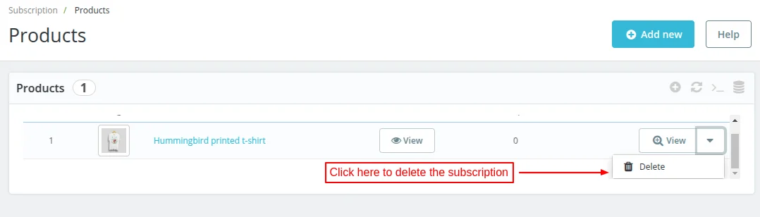 subscription products