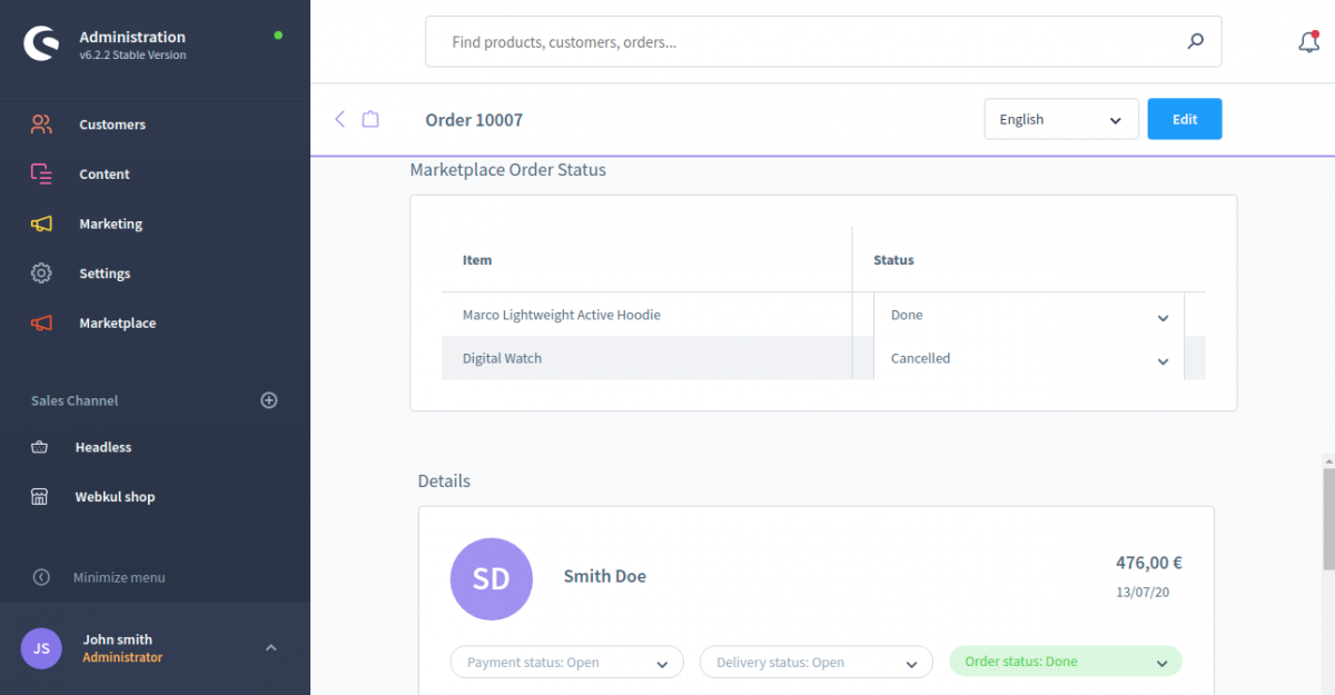 10007_Orders_Shopware_Administration