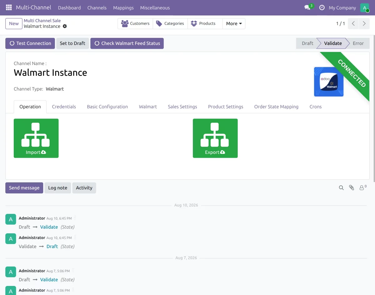 walmart instance configuration