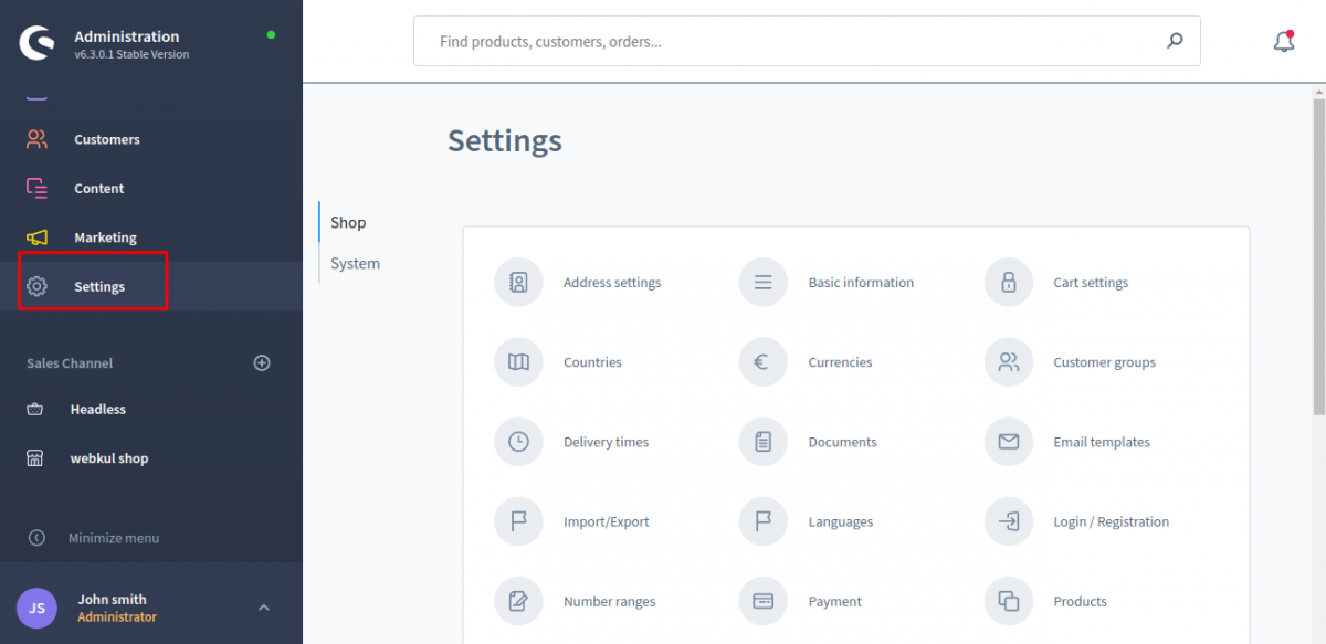 shopware_customerggroup