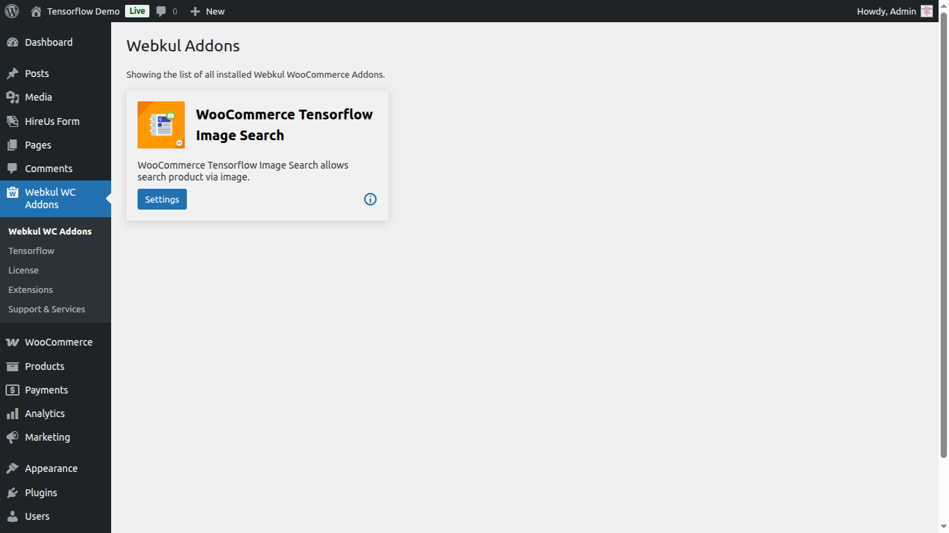 woocommerce-tensorflow-admin-addon