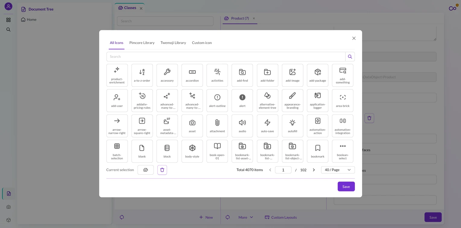 pimcore-class-setting-custom-icon