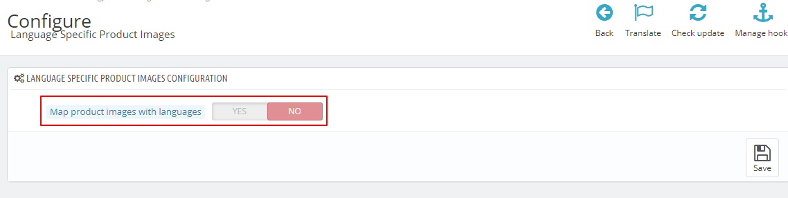 module configuration
