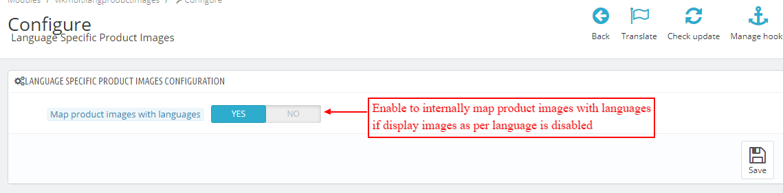 module configuration