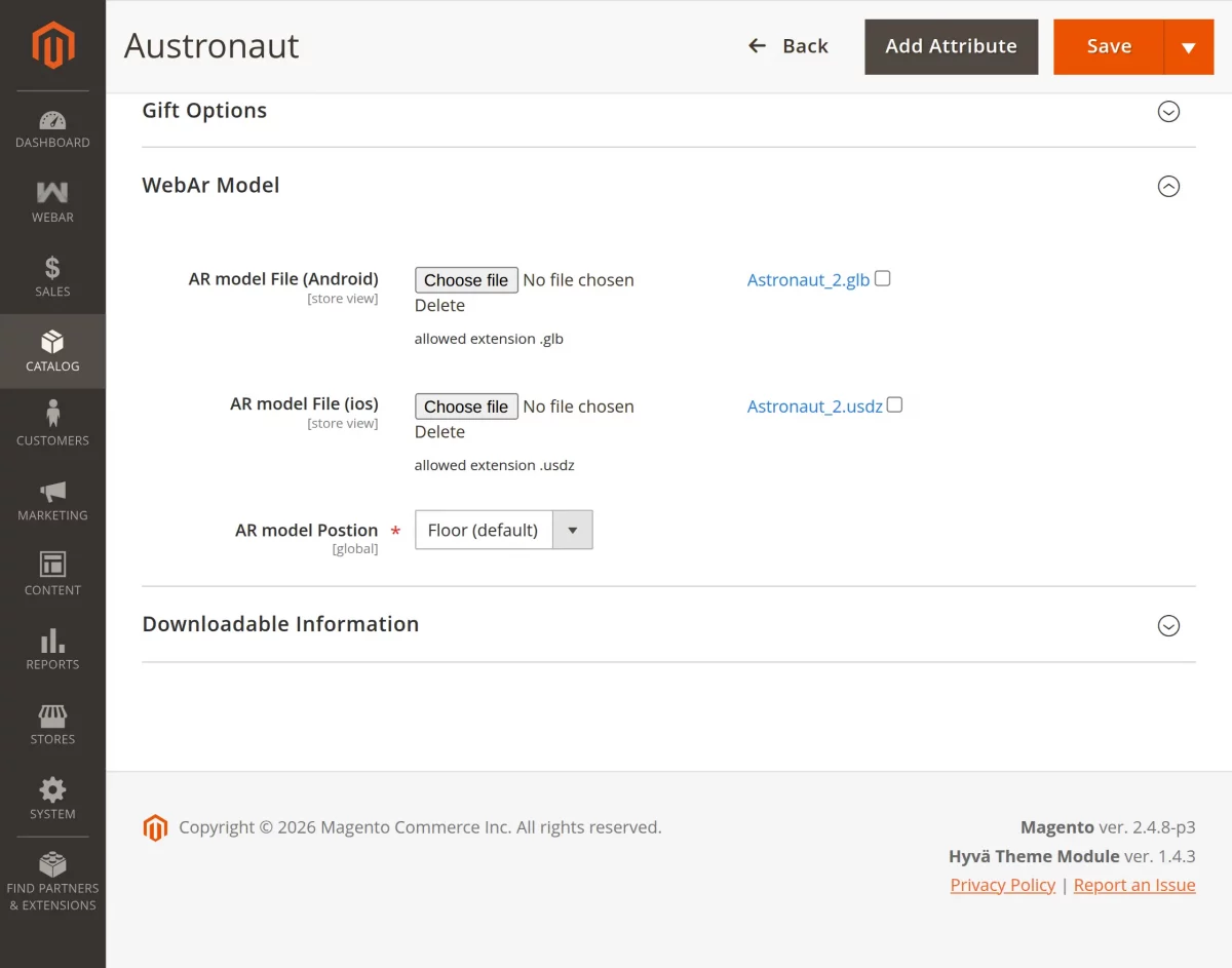 simple product configuration