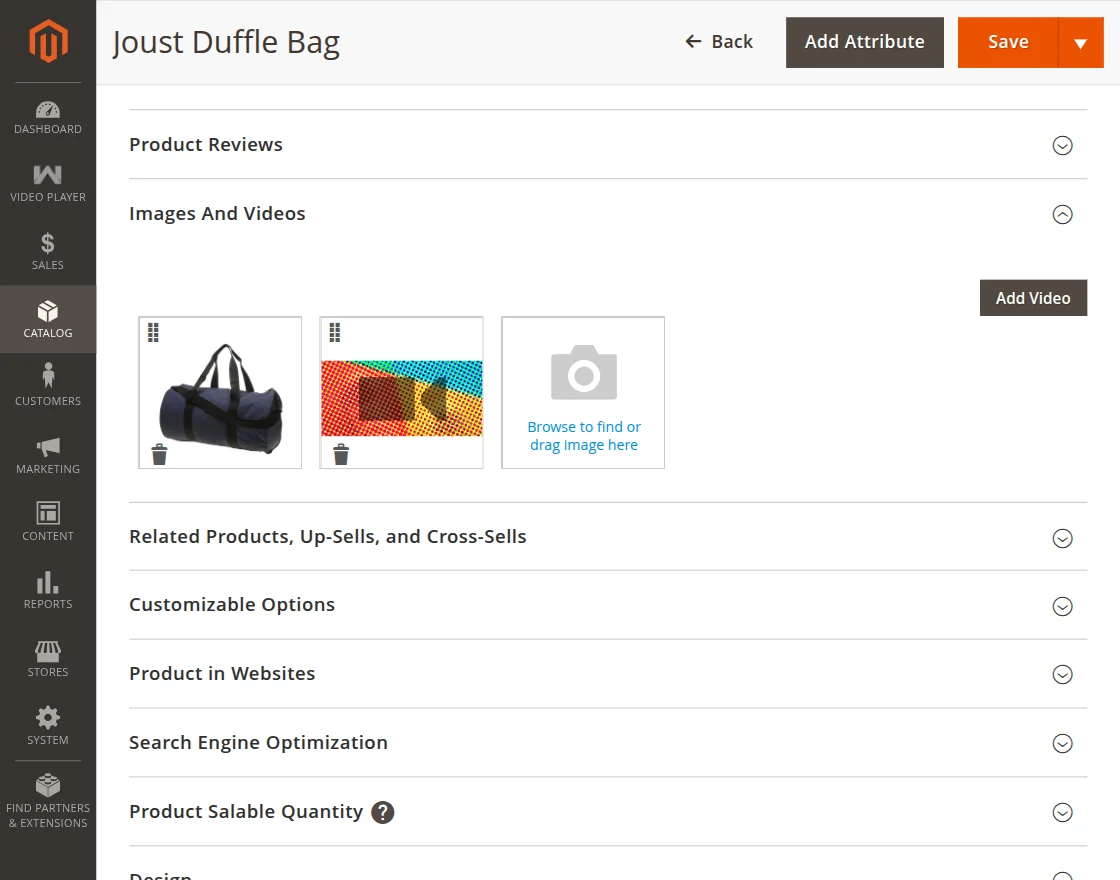Image and videos-Product Video for Magento 2