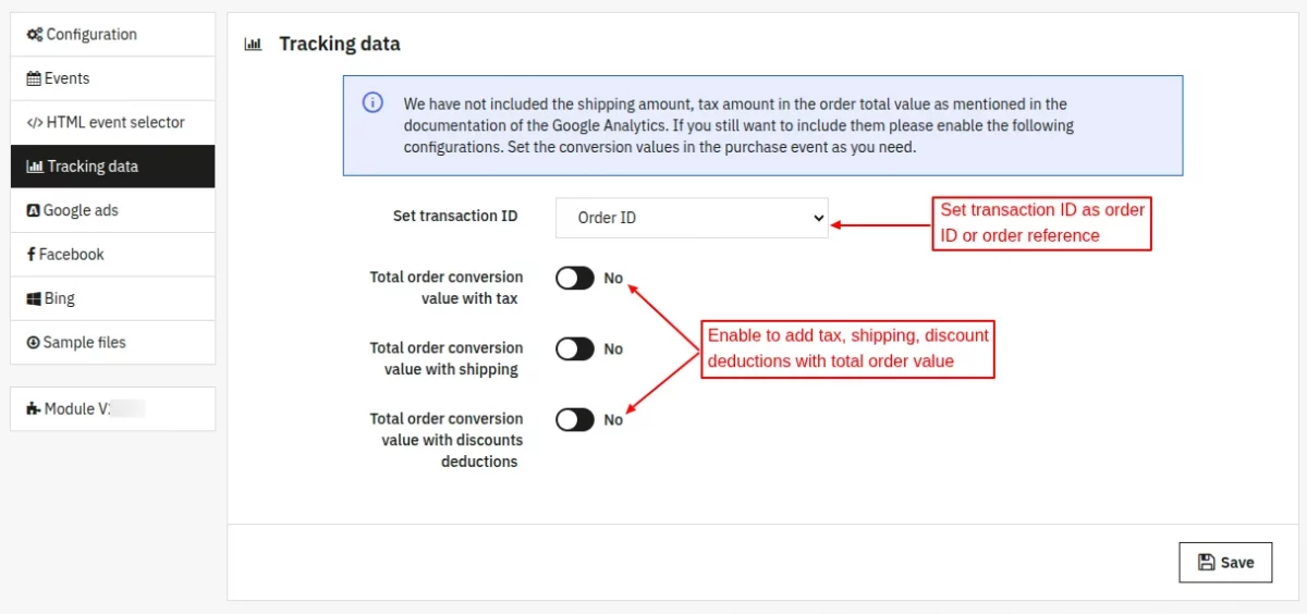 tracking data