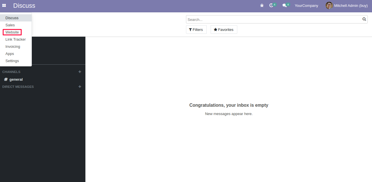 Website Settings