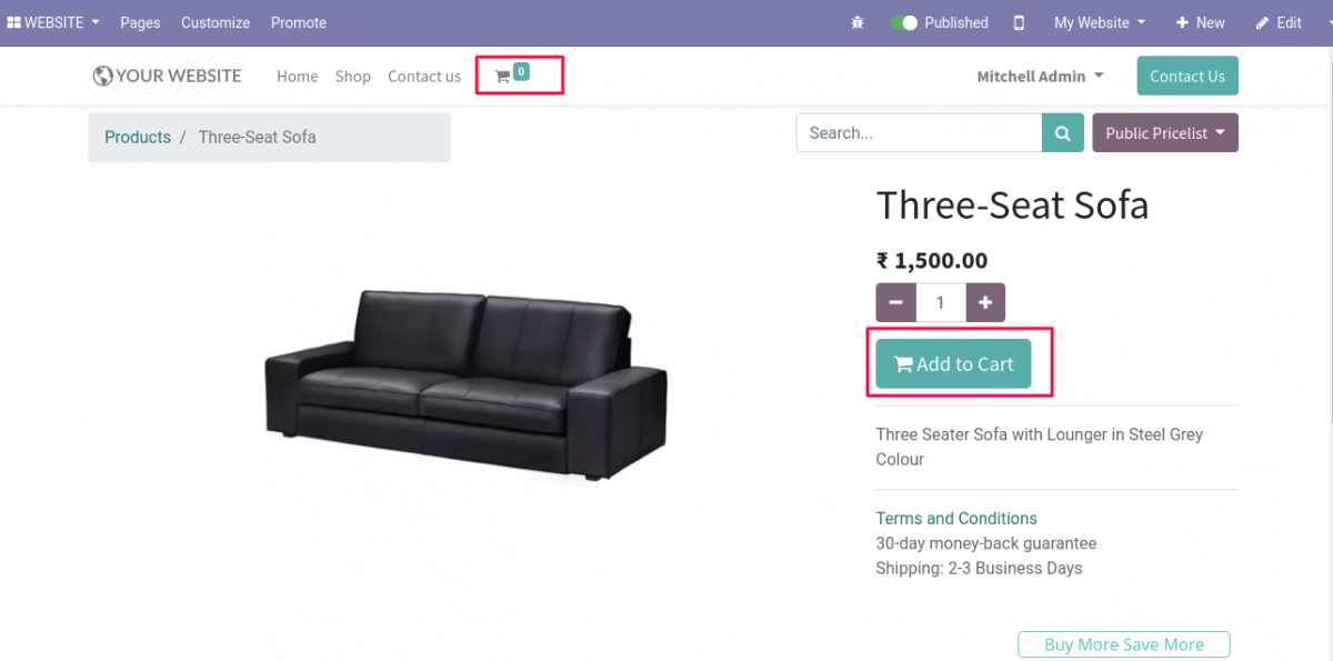 Odoo Buy More Save More