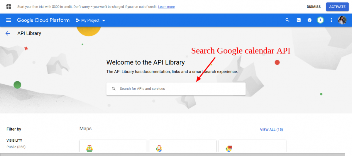 API-Library-&ndash;-APIs-and-services-&ndash;-My-Project-&ndash;-Google-Cloud-Platform