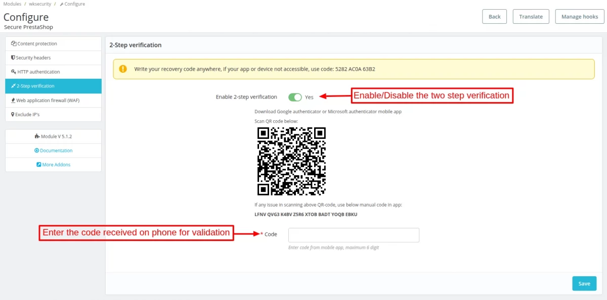 2-step-verification-configuration