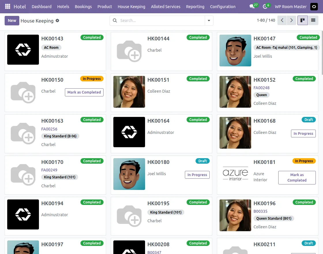 housekeeping-records