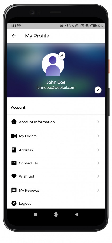Shopify Marketplace Mobile App Seller endview