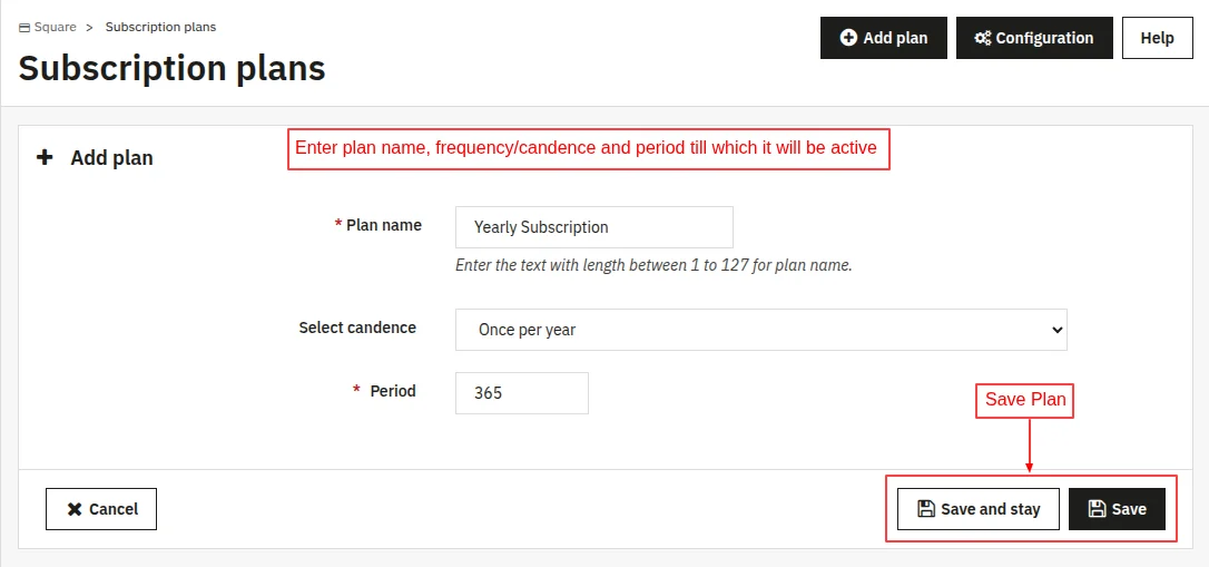 Add a New Plan