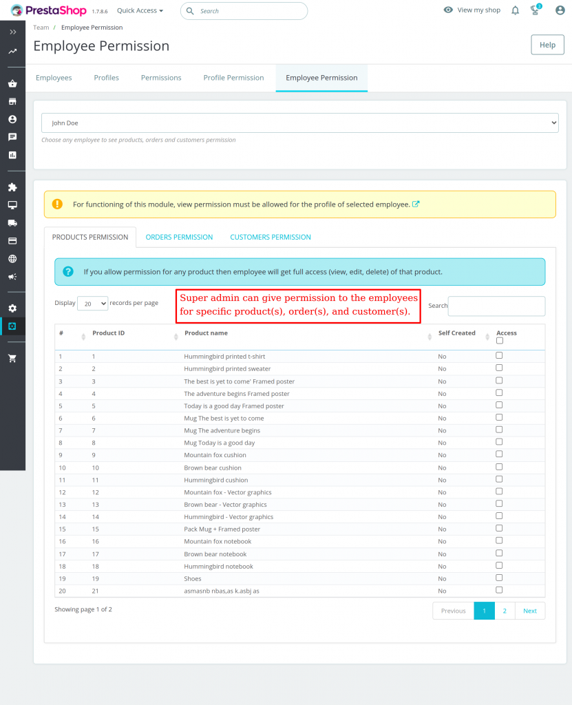 Super-admin-giving-permission-to-employee