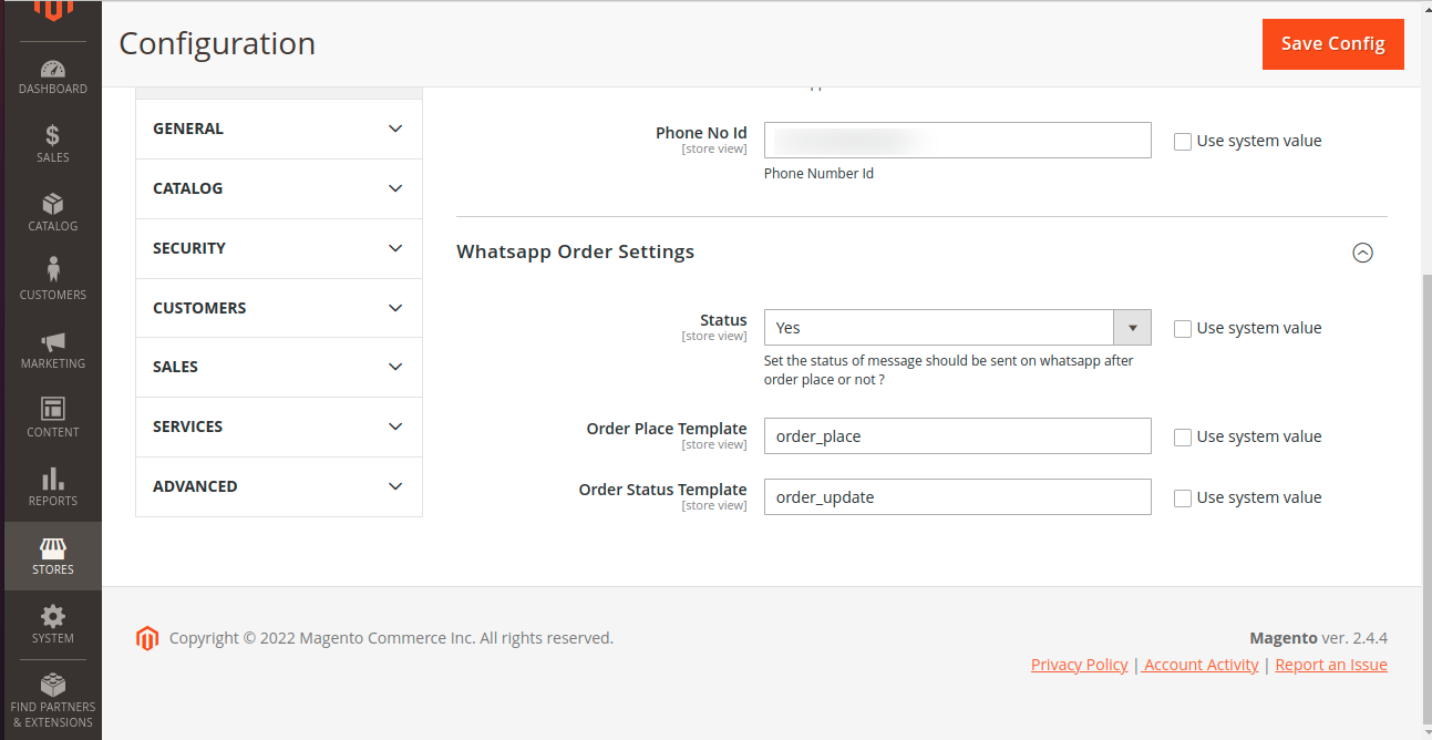 Guide for Magento 2 WhatsApp Order Notification