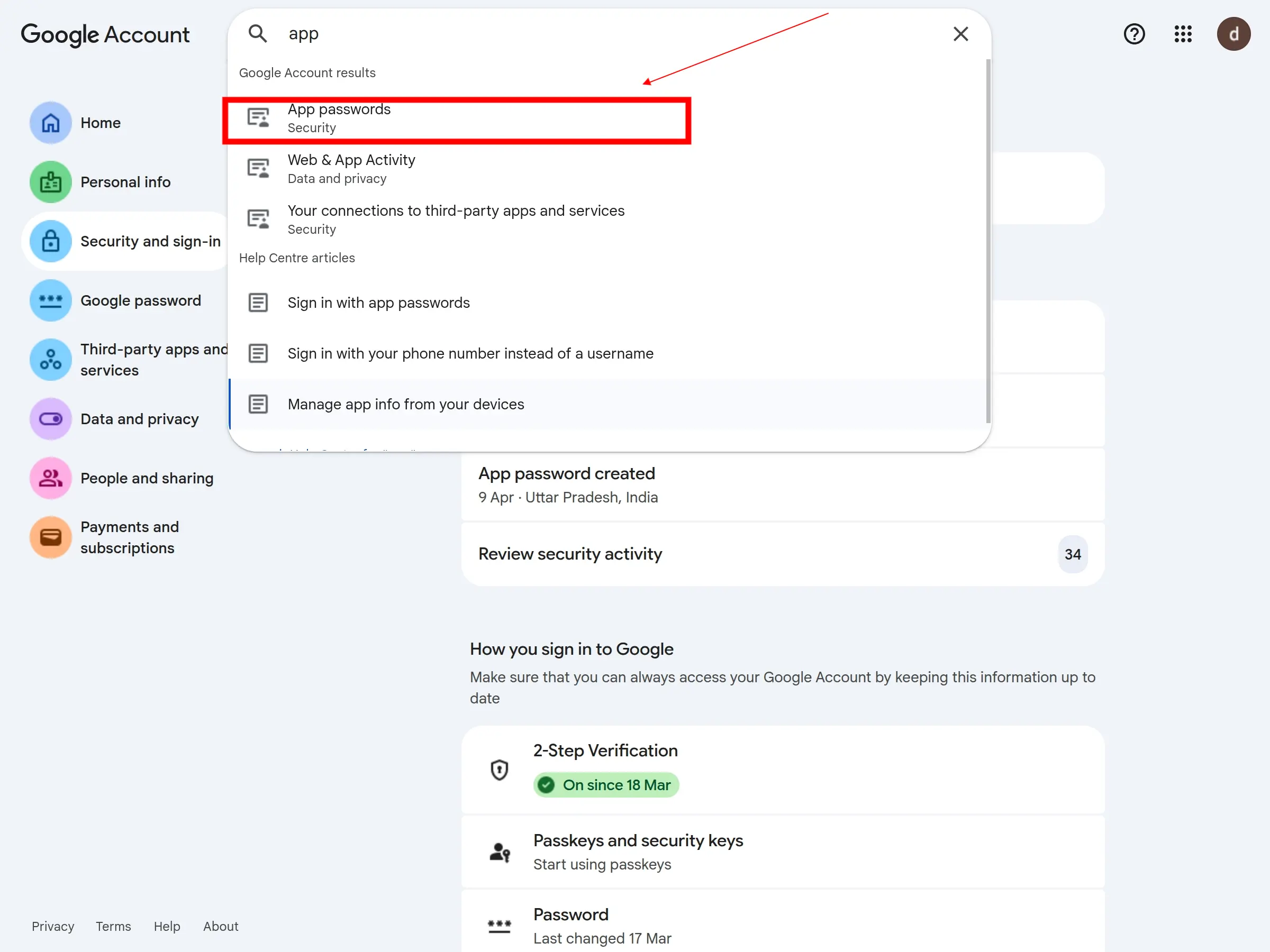 app password gmail smtp