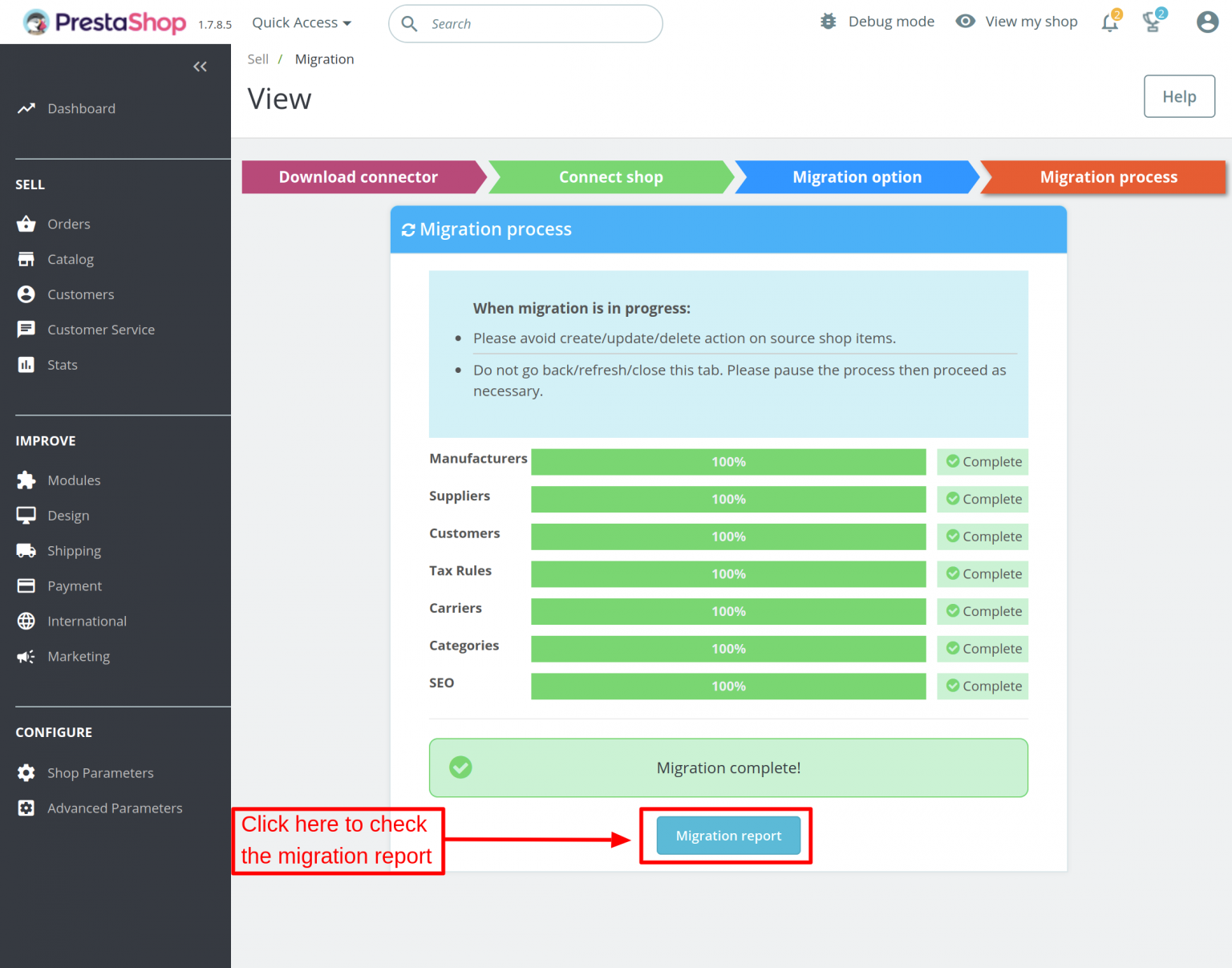 User Guide for PrestaShop Migration and Upgrade