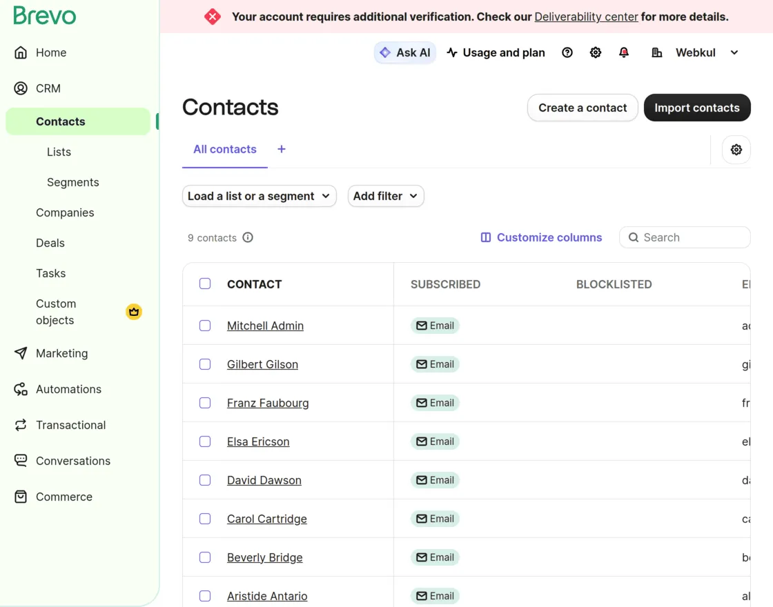 contact sync