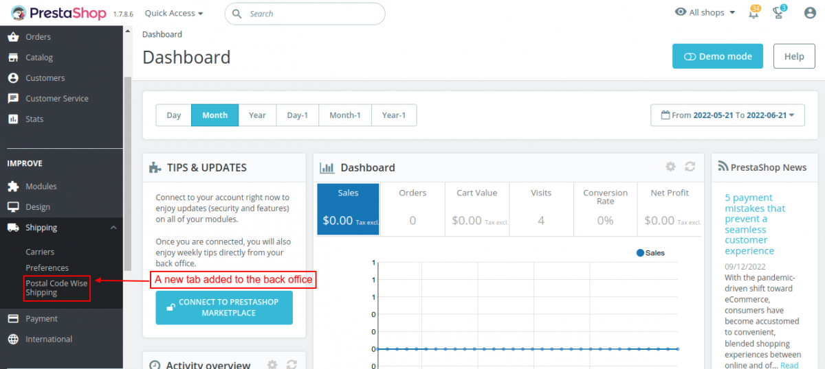 Dashboard-&bull;-Test-Shop