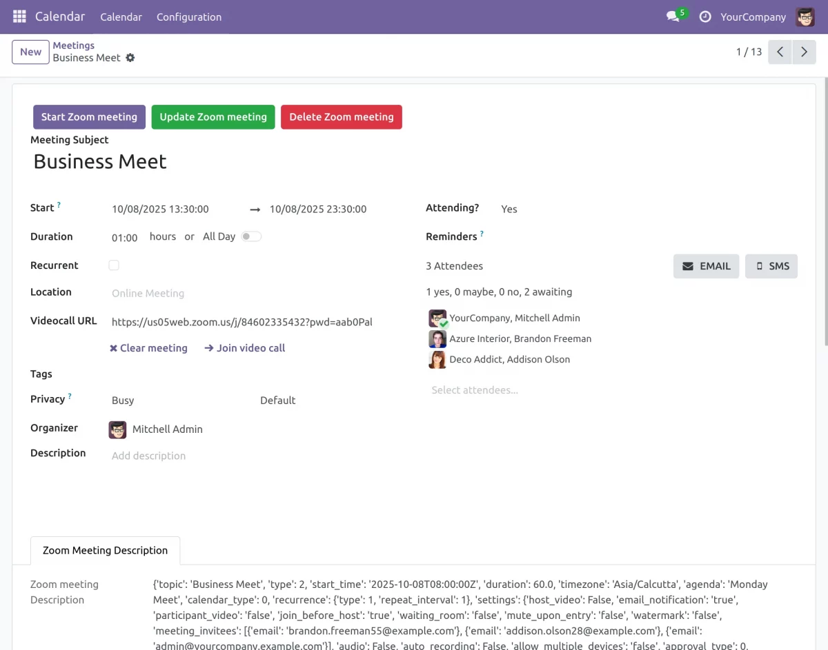 create update delete