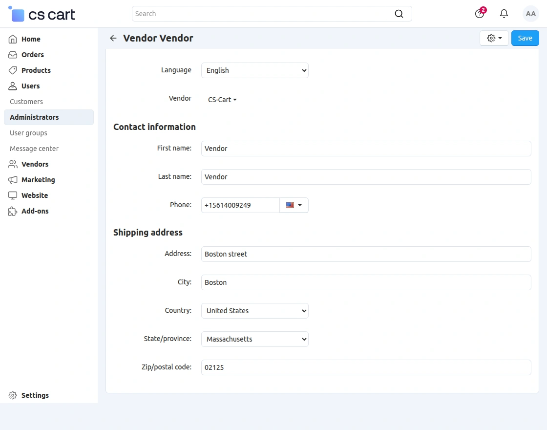 cs-cart-twilio-sms-vendor