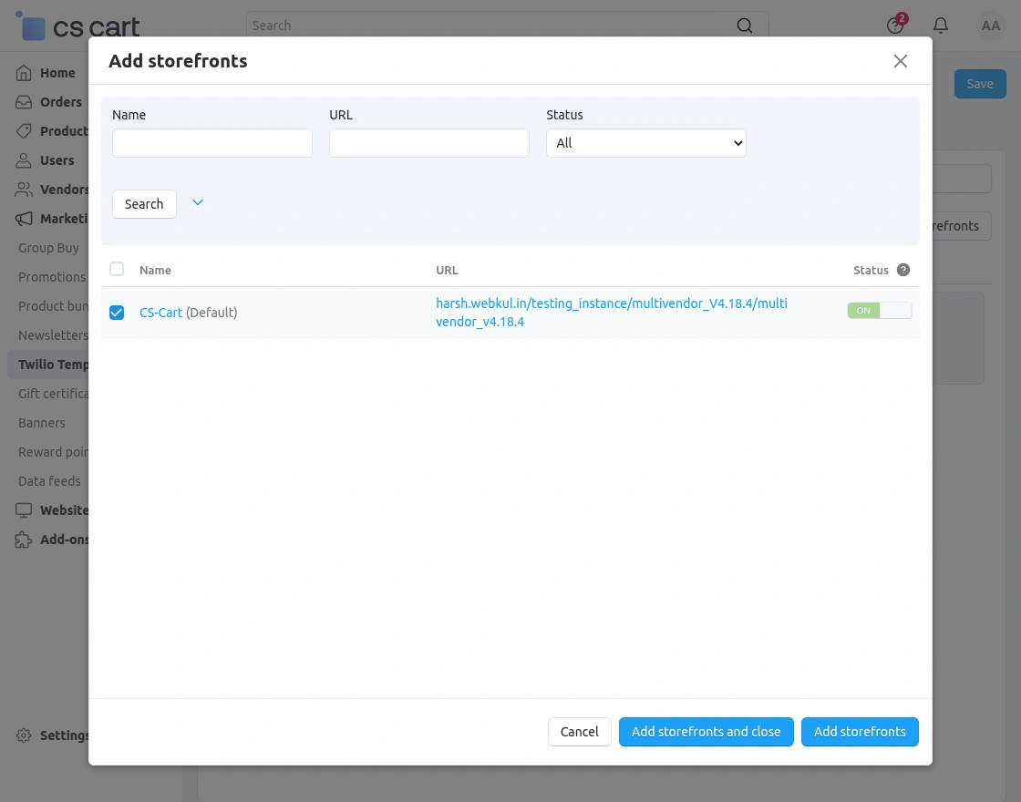 cs-cart-twilio-templates-added-storefront