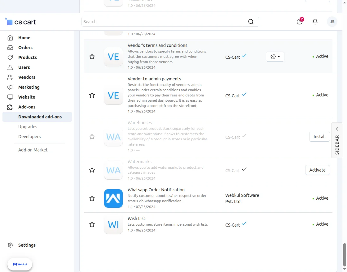 whatsaap notification