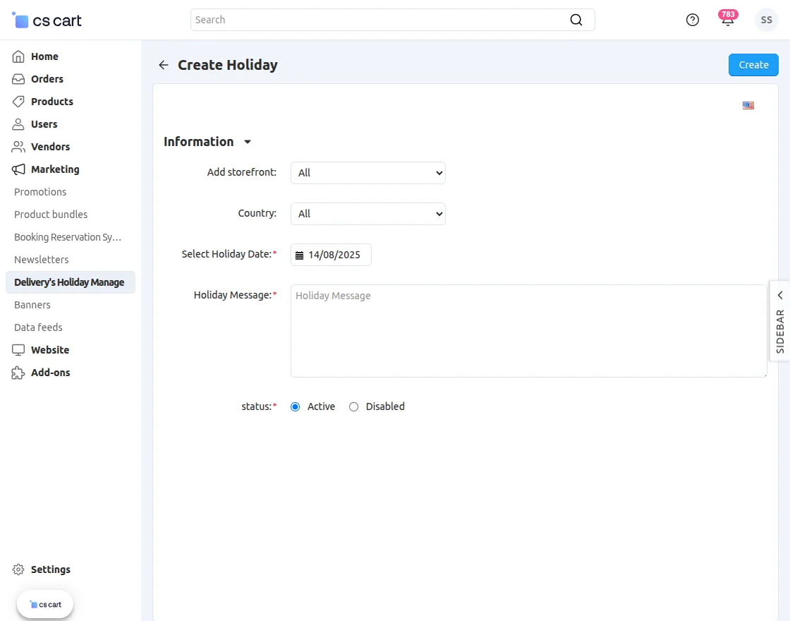 new holiday creation