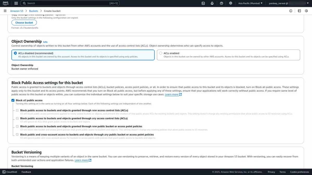 configure optional settings