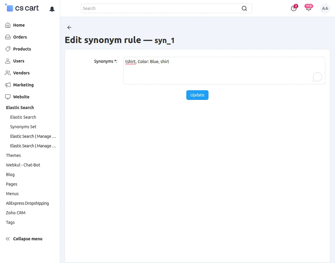 synonym create