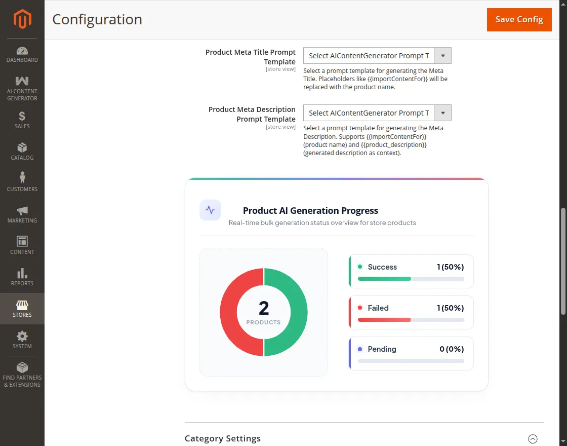 product ai generation