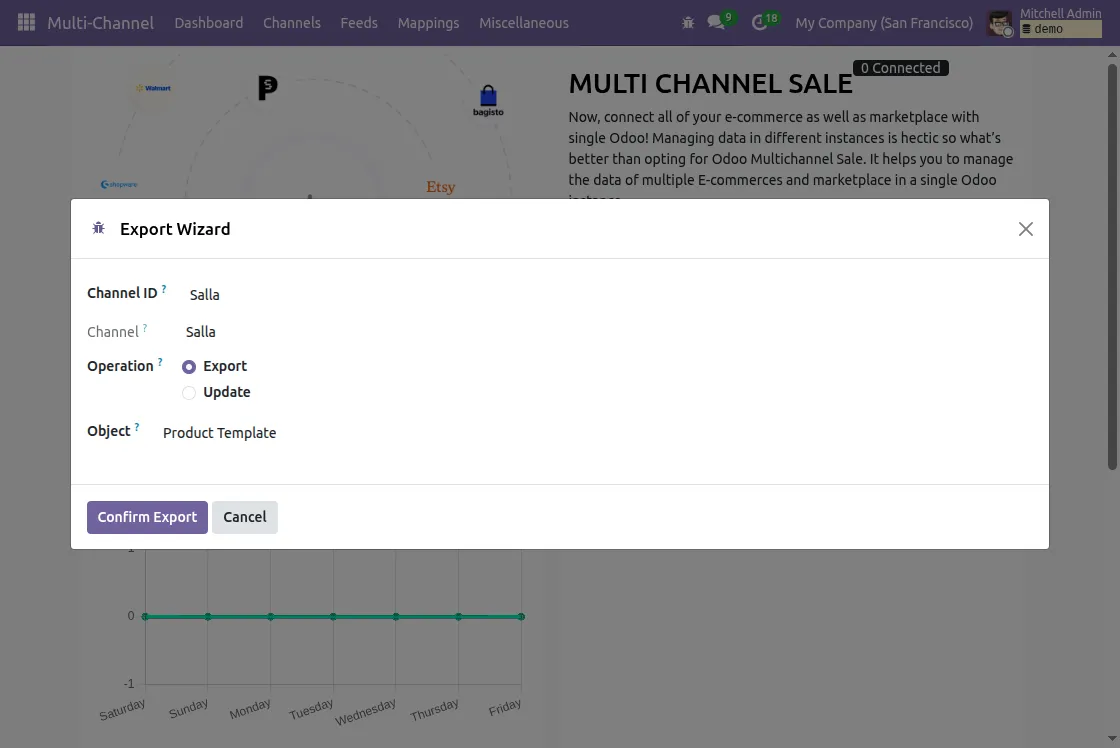 sync product to salla