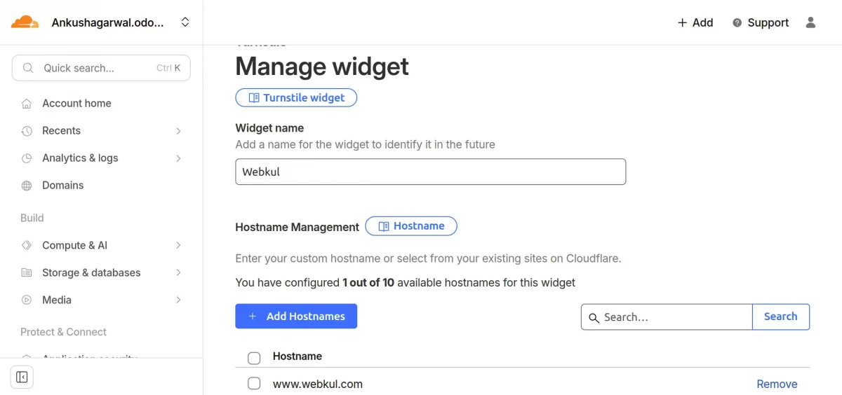 login cloudflare turnstile