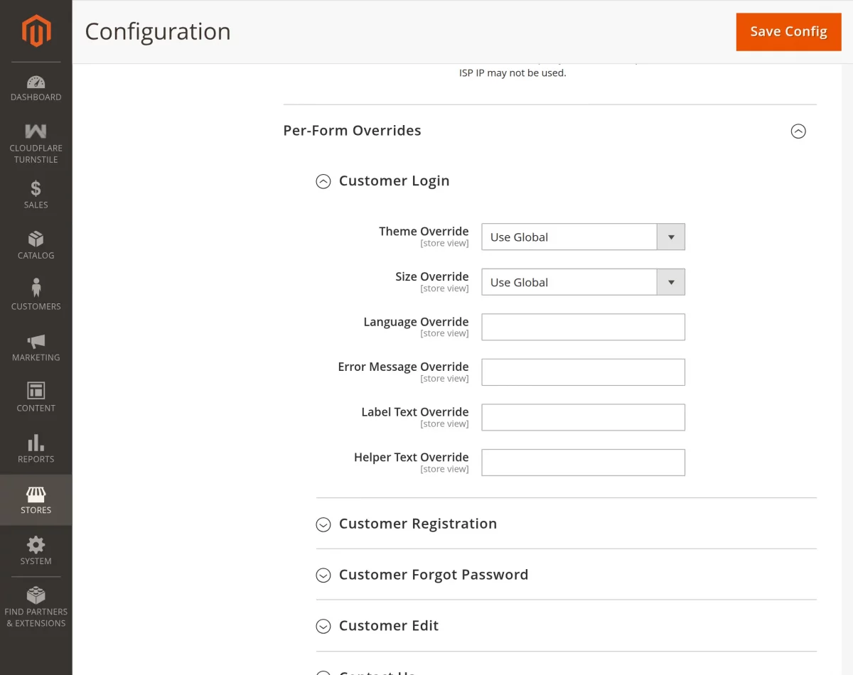 customer login