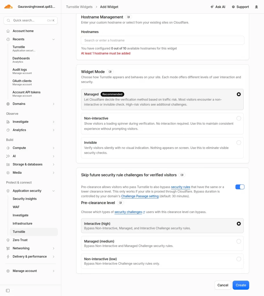 Add widgets