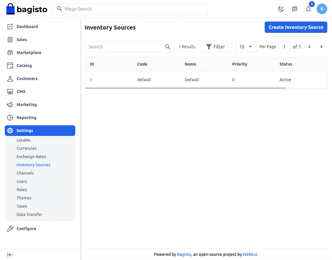 Create inventory sources