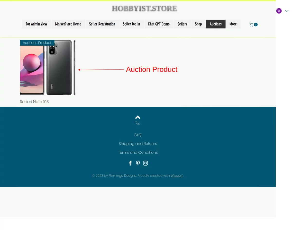 auction product