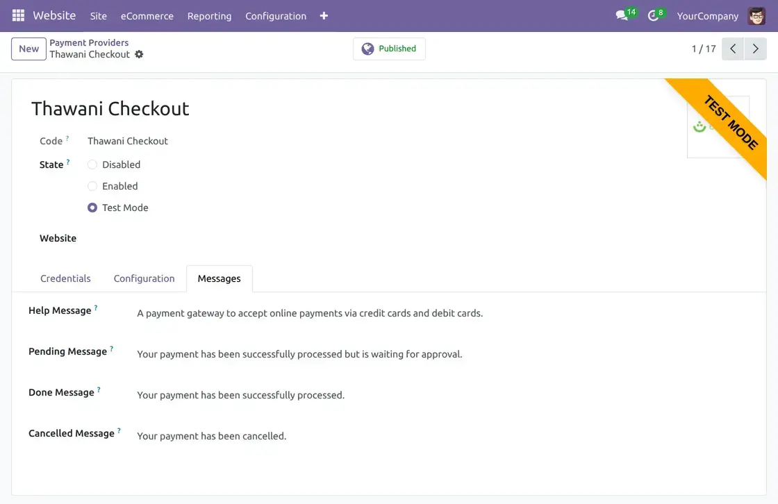 thawani-checkout-messages