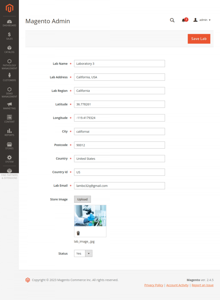 Guide for Pathology Lab Management Extension