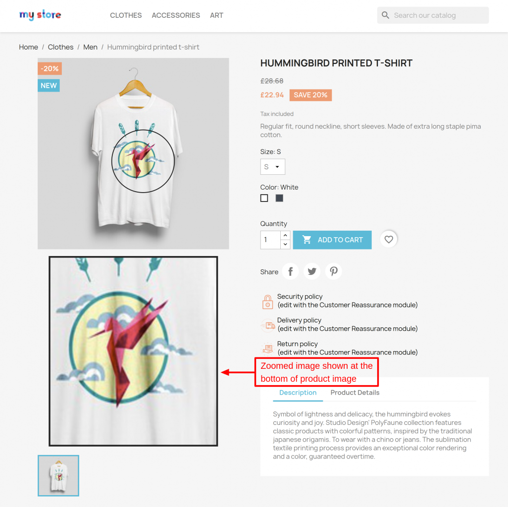 Prestashop Product Image Zoom Prestashop Product Image Zoom