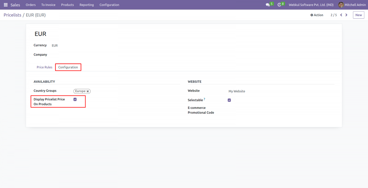 enabling-odoo-display-pricelist-price-on-products