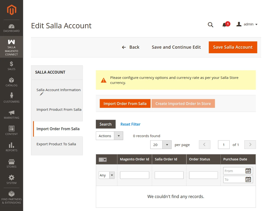 import orders from salla