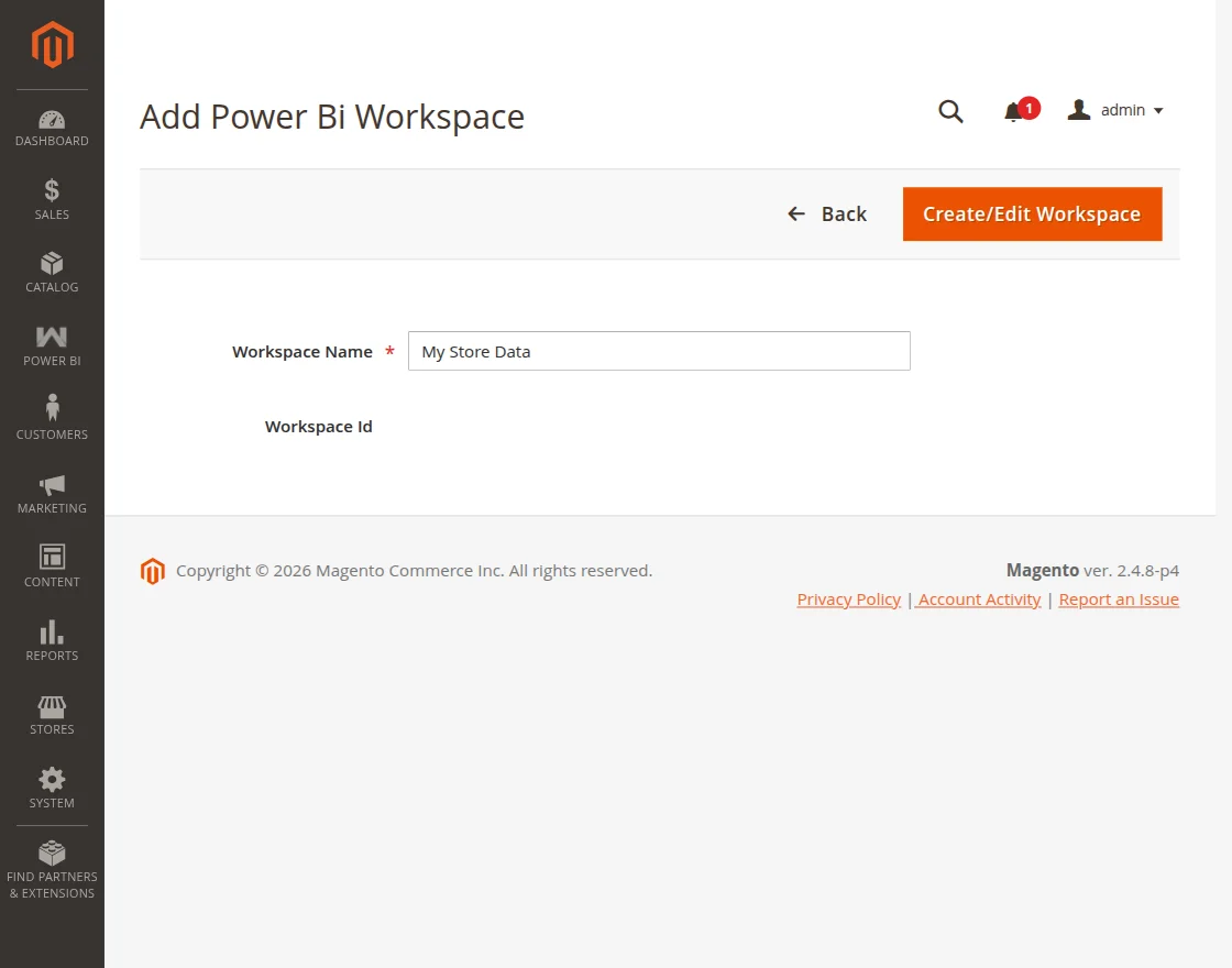 create workspace