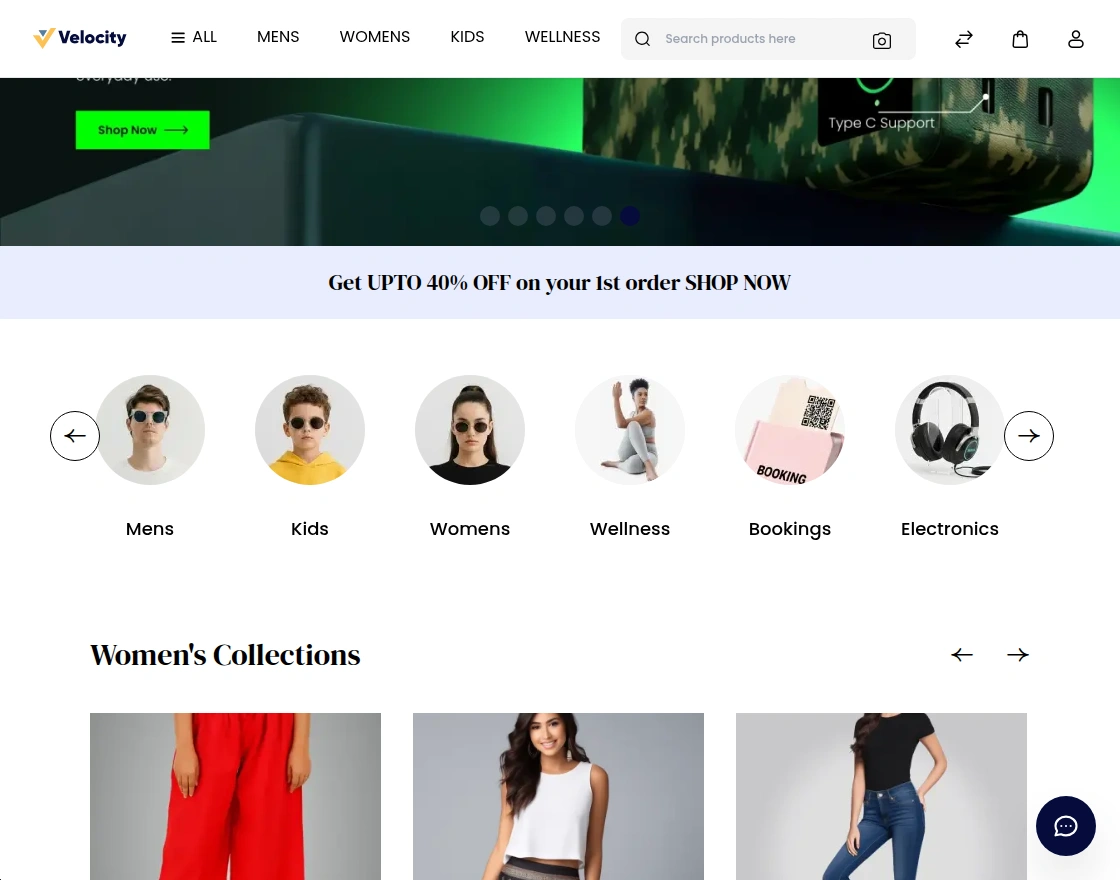 Storefront chatbot icon