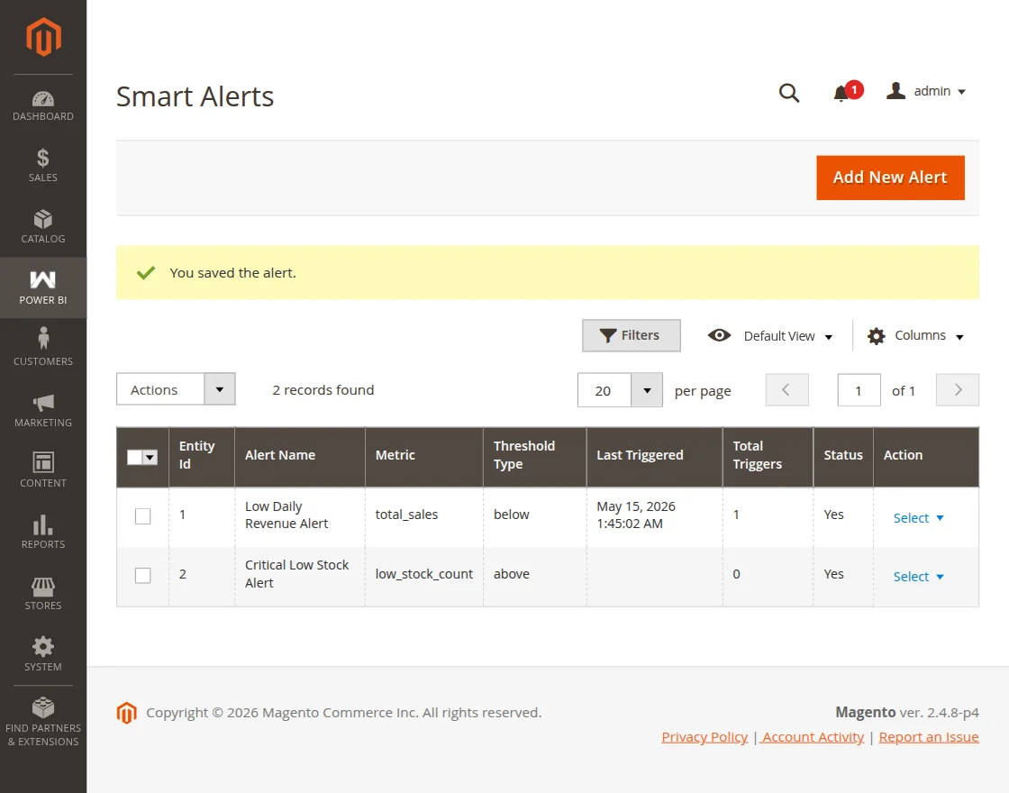 smart alert