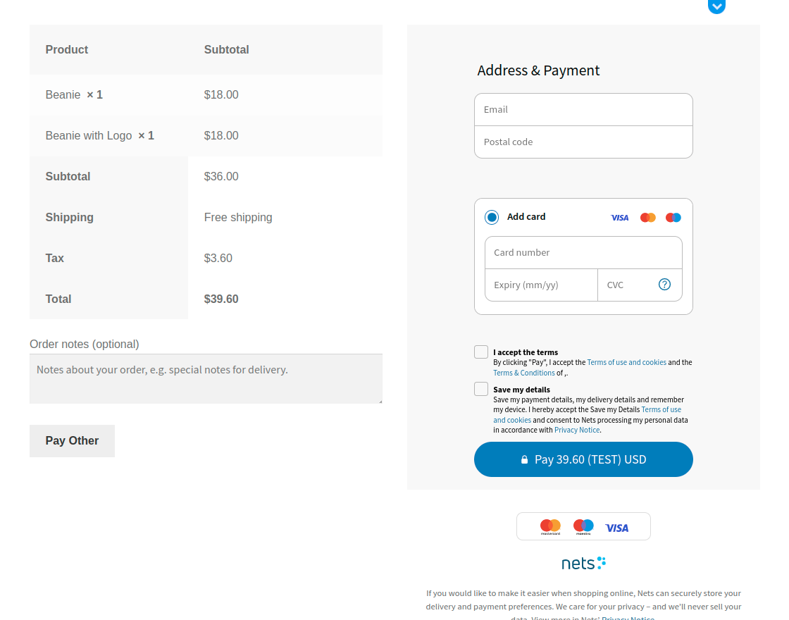 WooCommerce DIBS Payment Gateway    Customer Flow