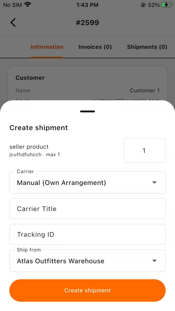 create-shipment