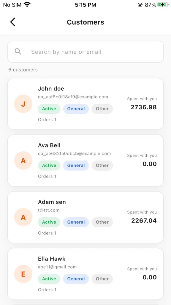 customers