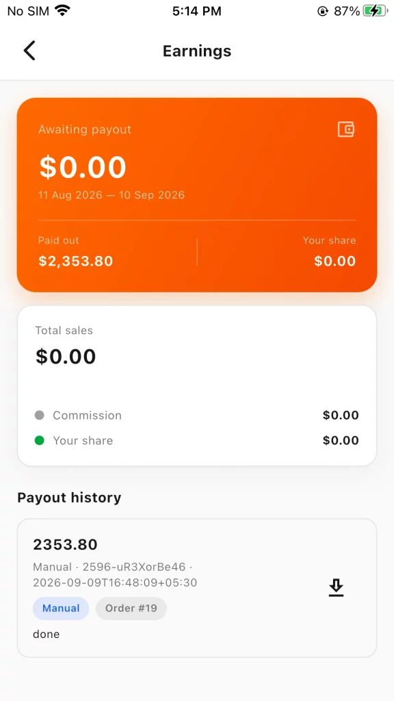 earning